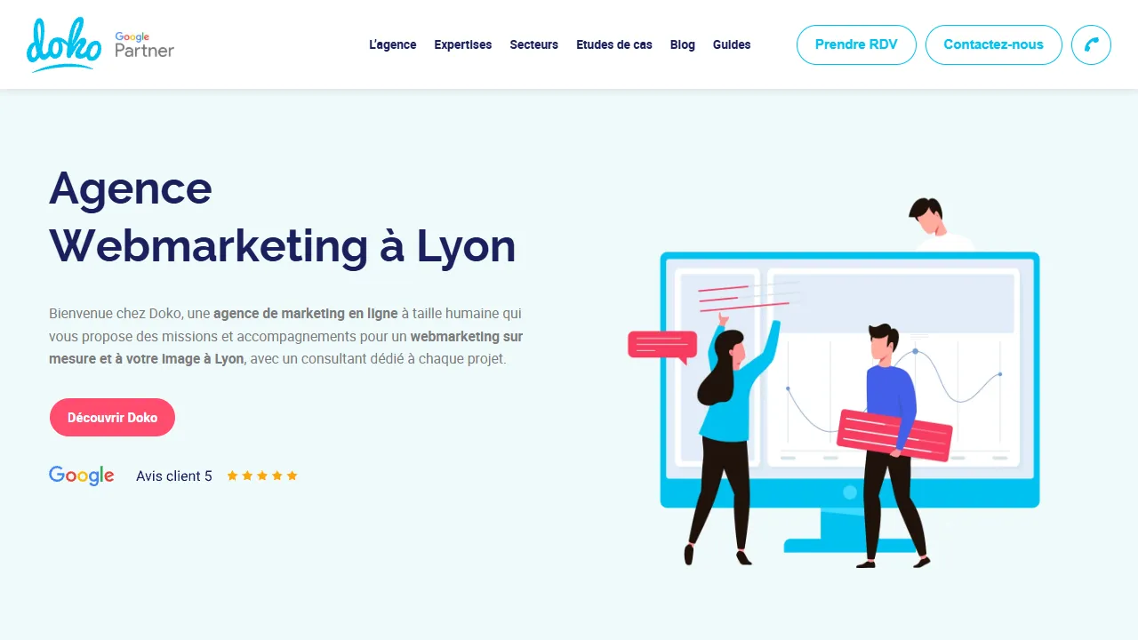 Screenshot of Agence Doko