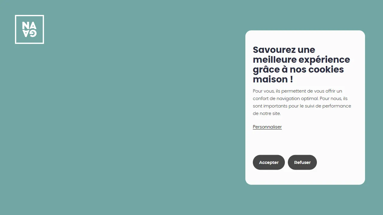 Screenshot of Agence NAGA