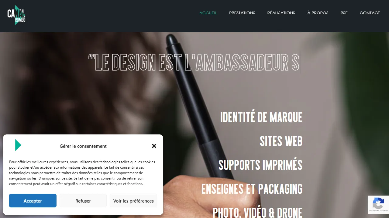 Screenshot of Canal Romeo