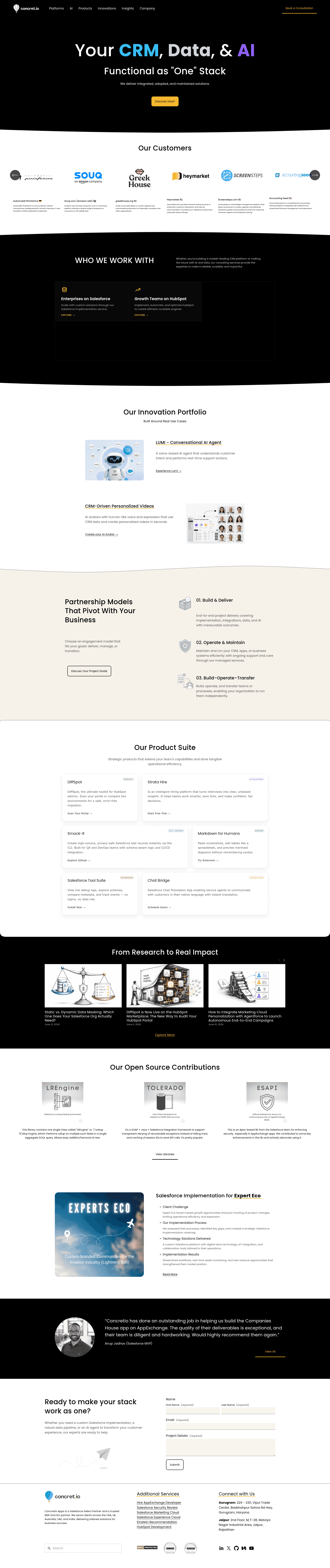 concert.io website screenshot