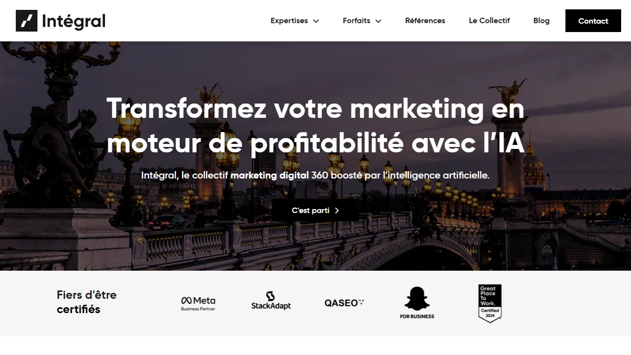 Screenshot of Intégral