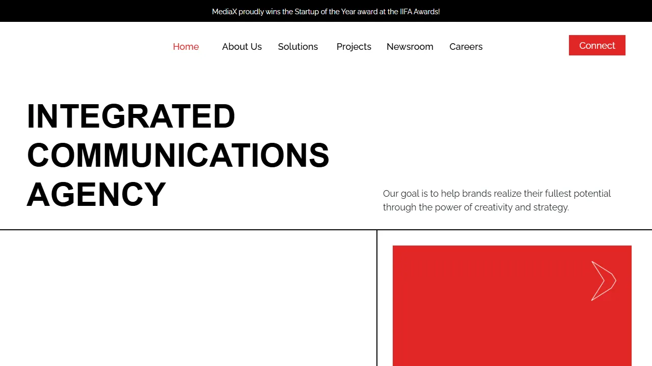 Screenshot of MediaX