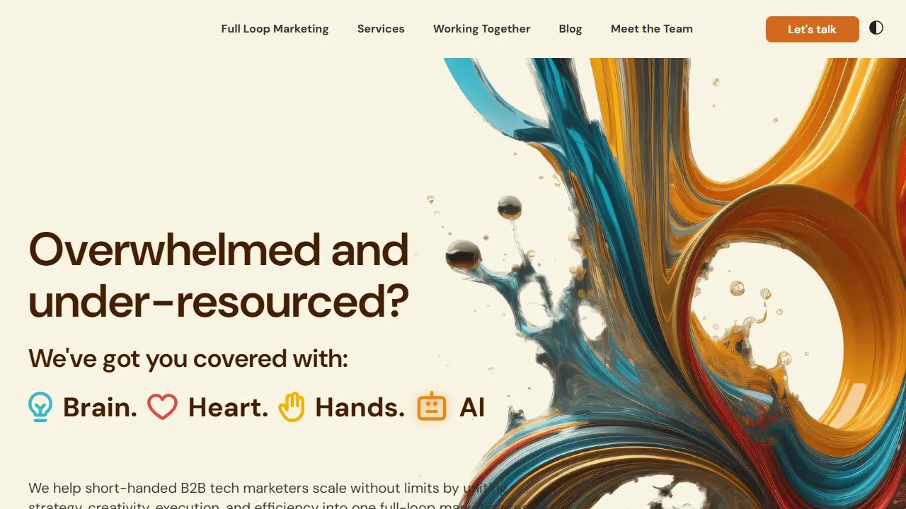 Screenshot of MTR Marketing