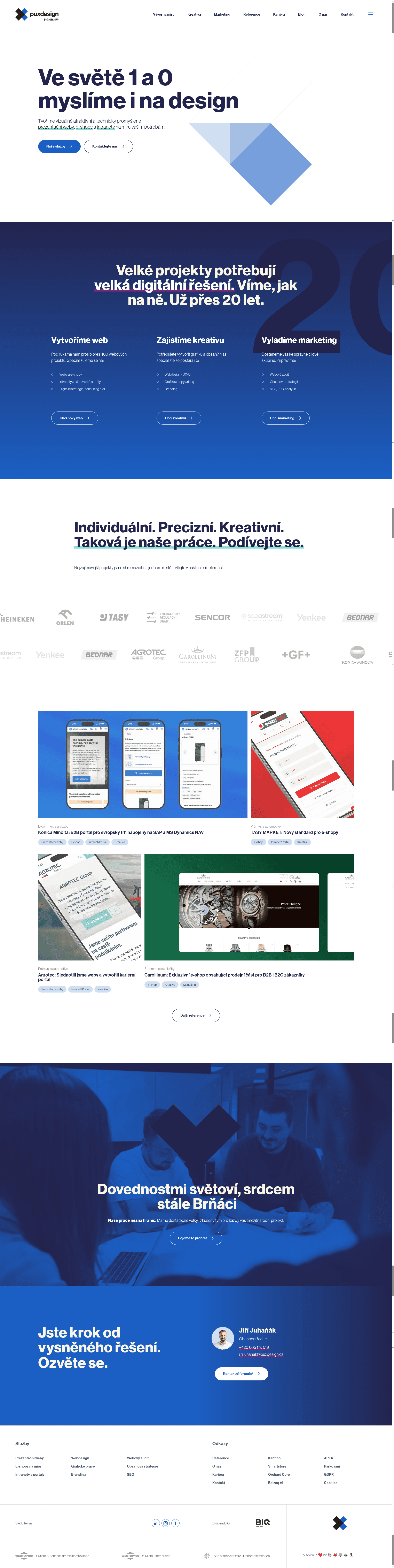 PUXdesign website screenshot