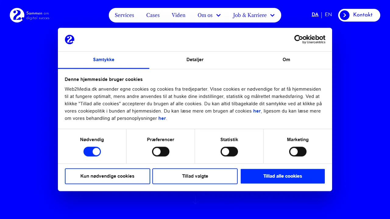 Screenshot of Web2Media