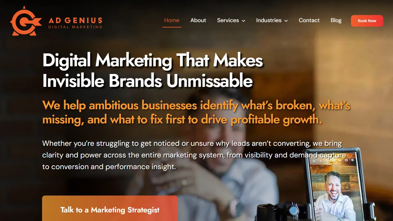 Screenshot of Ad Genius