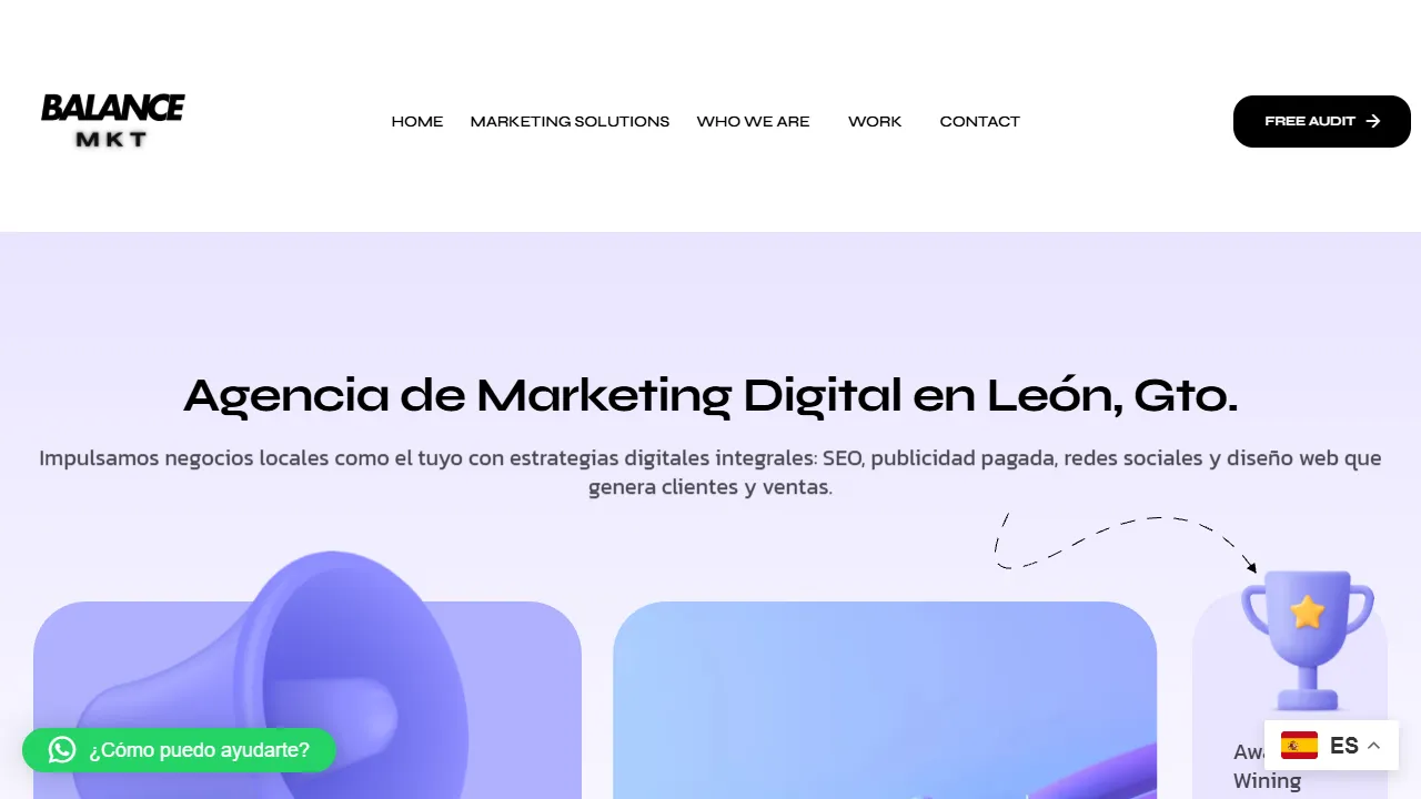 Screenshot of Balance Digital Marketing – Agencia en León GTO.